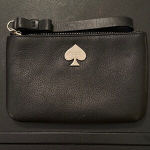 Kate Spade Black Leather Pouch